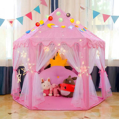 Princess Six Game Tent - Pink