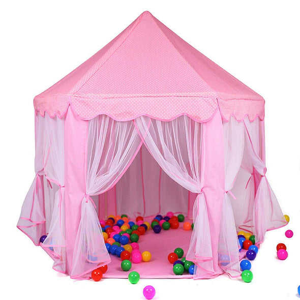 Princess Six Game Tent - Pink