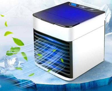 New Mini Refrigeration Air Conditioning Fan Household Desktop Small Spray Air Cooler USB Portable Mobile Cooling Fan