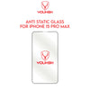 YOUKSH Apple iPhone 15 PRO MAX Anti Static Clear Glass Protector With YOUKSH Installation Kit