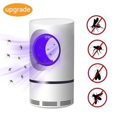 Electric Mosquito Trap Blue Light Mosquito Killer Lamp With USB Power Suction Fan No Zapper Child Safe